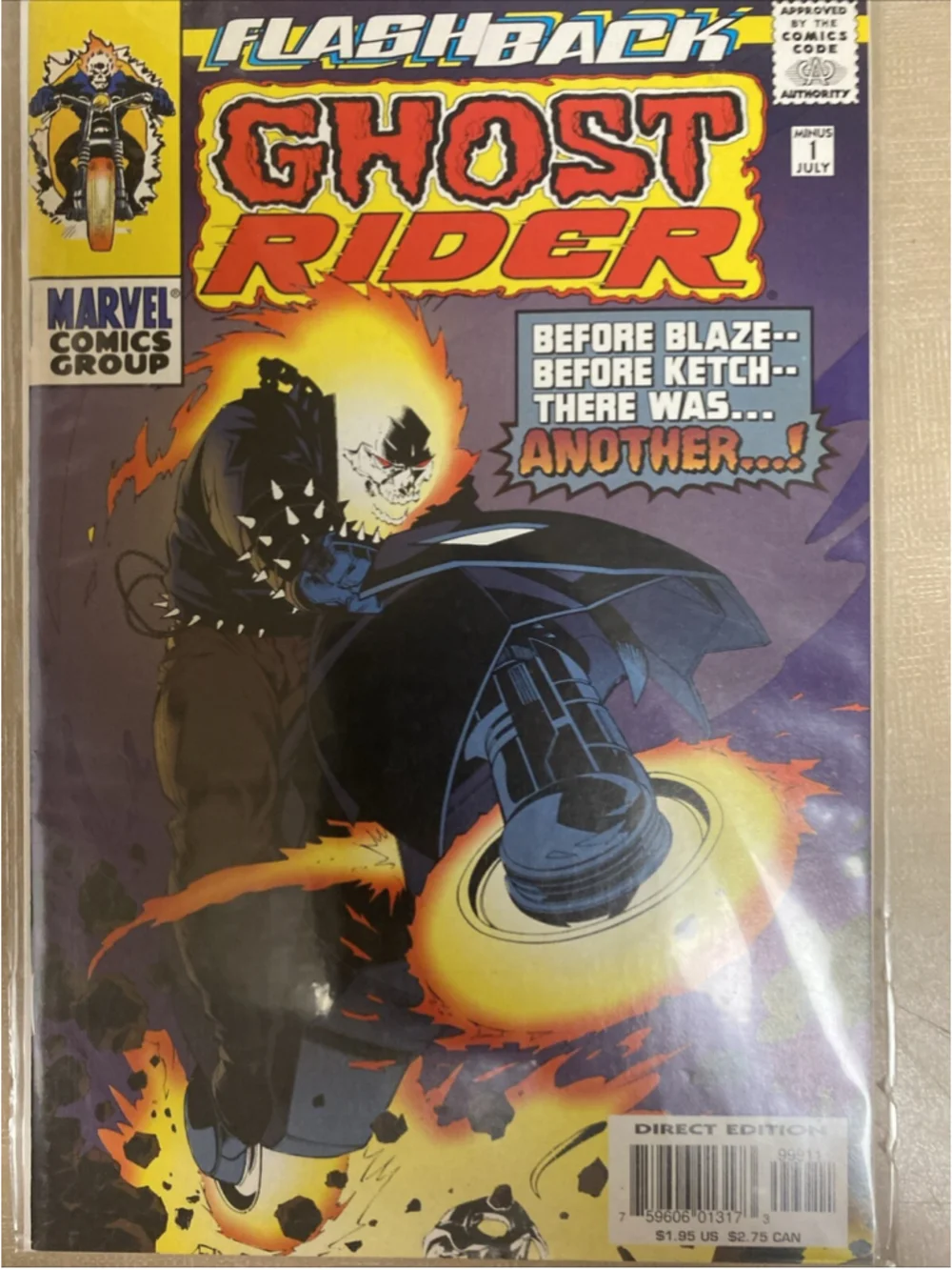 Ghost Rider Flashback - Danny Ketch - 1997 - NM